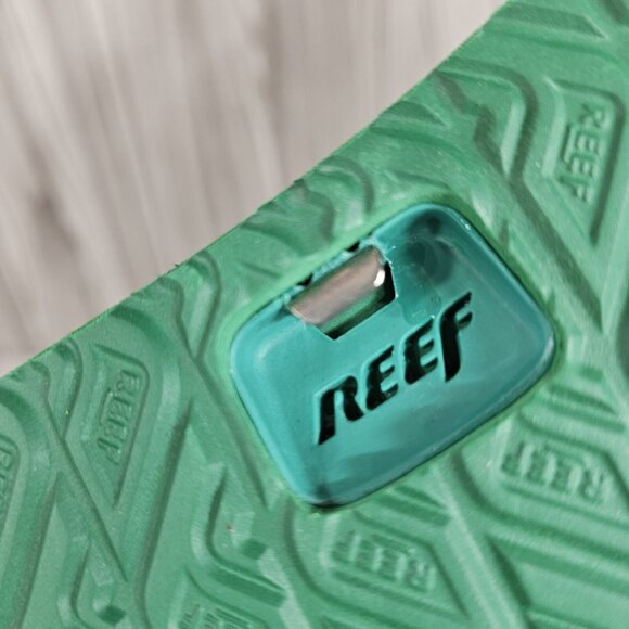 Reef Mulligan II Green Sandals - Golf Ball Turf Thong Shoes - Men\'s Size 9 - NEW main image 12